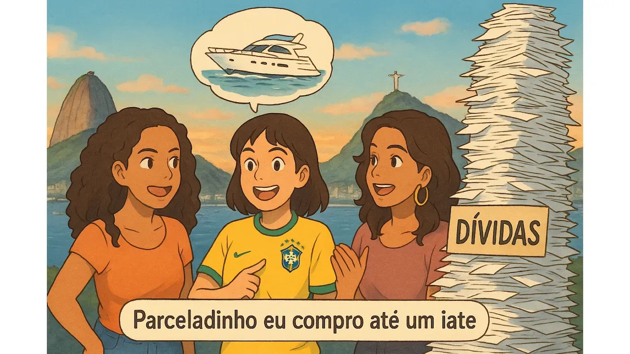 Ratenkauf und BNPL: Bequem heute, teuer morgen – AI generated 3 Brazilians talking about their financial ideas